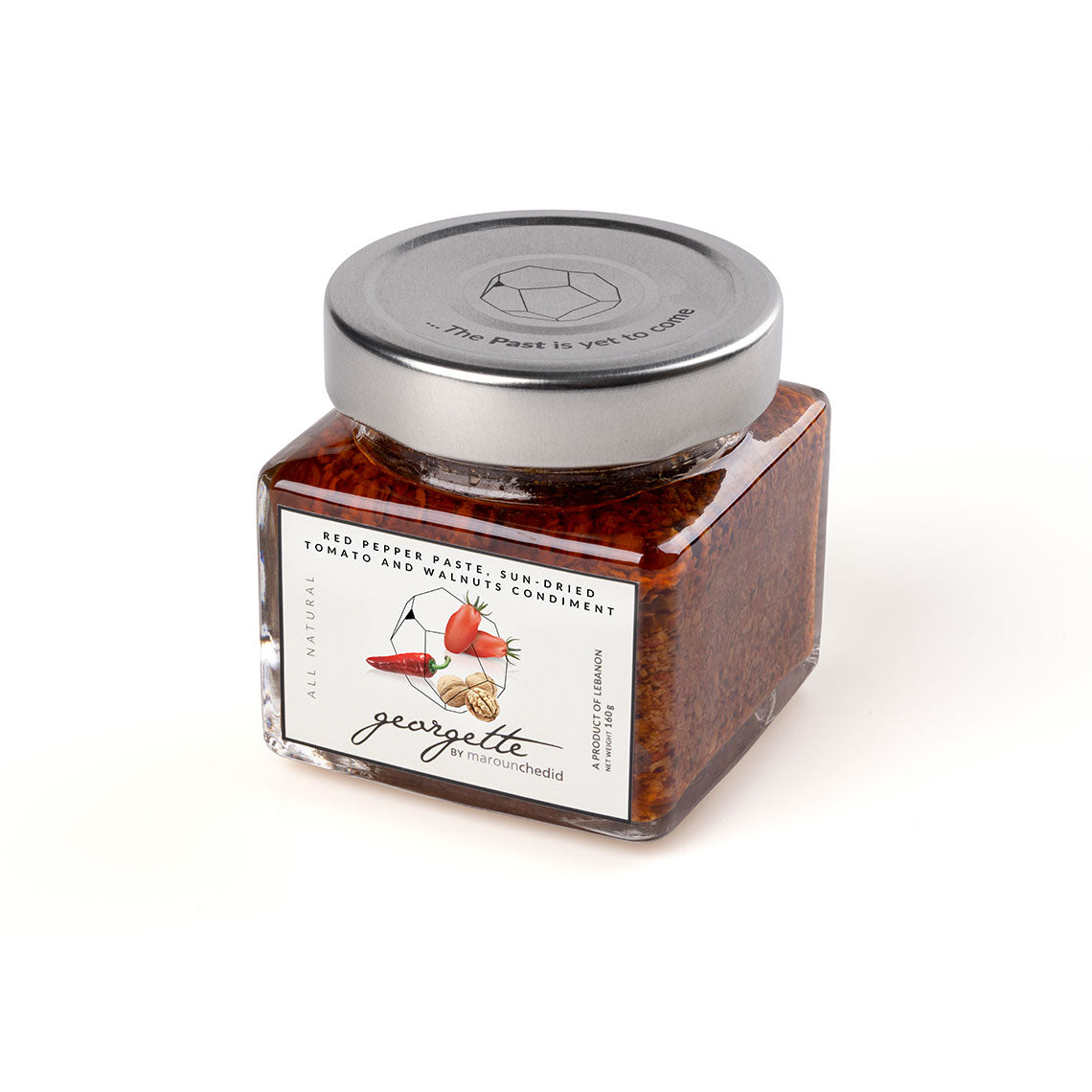 Red pepper paste, sundried tomato & walnuts condiment Maroun Chedid